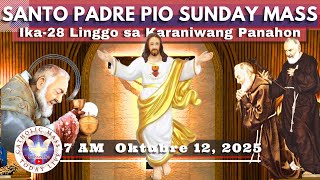 Sunday  Mass Today At Santo Padre Pio National Shrine  Batangas  Oct 12  2025  7 Am