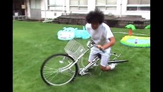 ミニトライアスロン中にw 壊れ自転車【今日のいたずら#79】