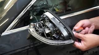 re:blink - Audi A4 8W B9 - Flowing / running / dynamic mirror turn light indicator installation