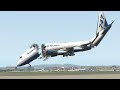 Terrible Boeing 747 Hard Landing | X-Plane 11