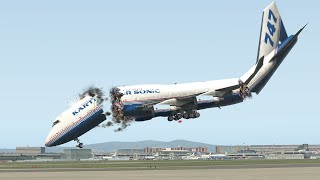 Terrible Boeing 747 Hard Landing | X-Plane 11