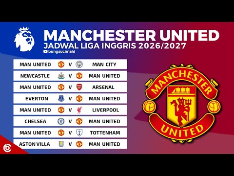 indahslot x BALITOTO - RESMI !! Jadwal Manchester United Di Liga Inggris 2026/2027 - Fixtures EPL Man United 2026-2027