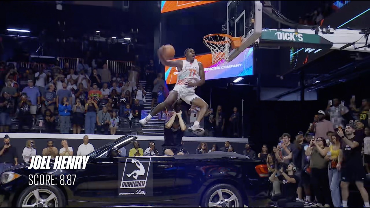 He jumped over WHAT?? TOP 5 Dunks from DUNKMAN Group A - YouTube