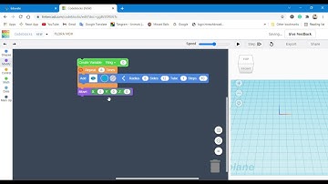 HOW TO MAKE A FLORA IN TINKERCAD CODEBLOCKS