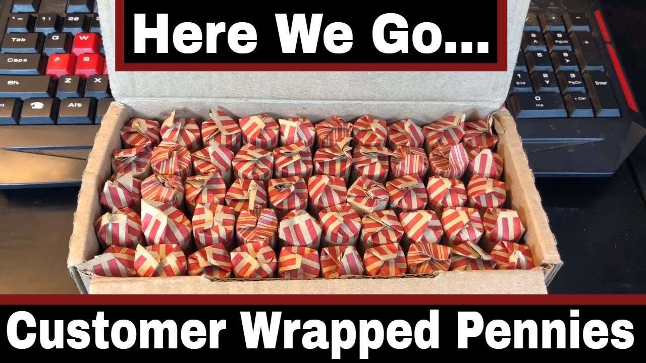 Customer Wrapped Coin Rolls Pennies YouTube