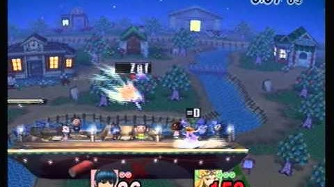 Project M Demo: (Marth) Zef vs Zero (Zelda)