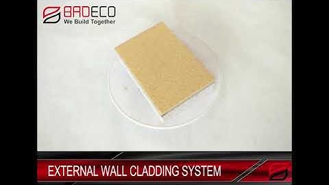 External Wall Cladding System BRD 1