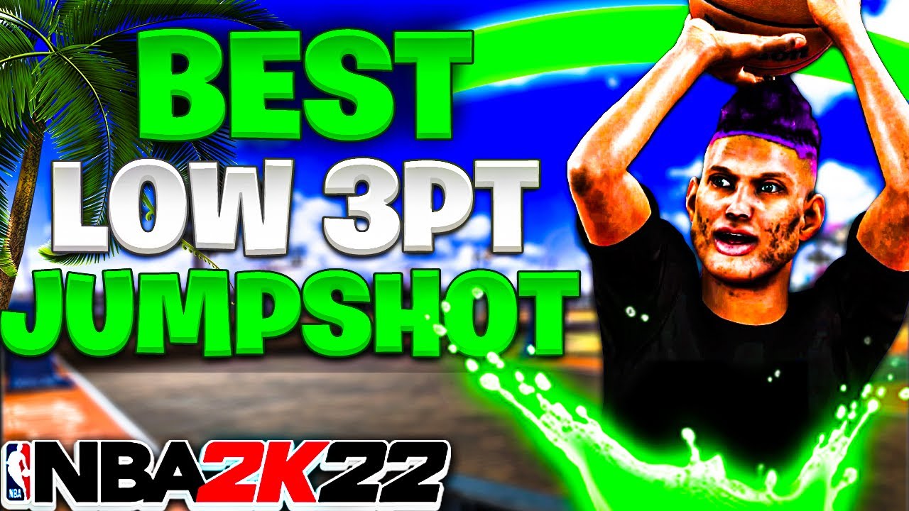 *NEW* BEST JUMPSHOT FOR LOW 3PT RATING BUILDS IN NBA 2K22! BEST