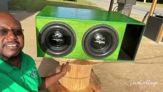 Mean Green Trunk 2 Skar ZVX-12v2’s, Skar SKv1-4500.1, Toyota Corolla