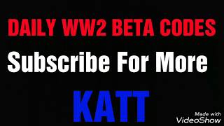 CALL OF DUTY WW2 FREE BETA CODES. MORE ADDED DAILY