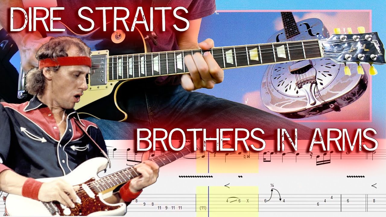 Dire Straits Brothers in arms (Guitar Lesson With TAB & Score)🎸 YouTube