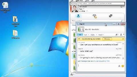 Lync 2010: Desktop Share
