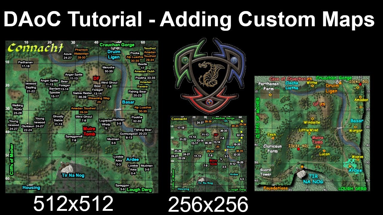 Dark Age of Camelot Tutorial - Installing Custom Maps into in-game UI