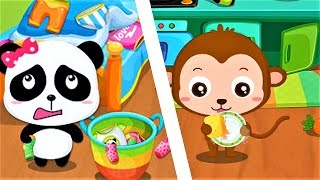 Baby Panda Gets Organized - Teach Children To Clean The Room - Fun Educational Game Video screenshot 5