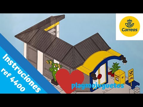 Playmobil instruciones/ ref 4400 oficina de correos