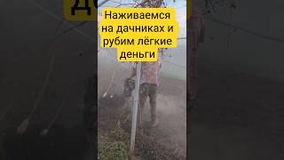 рубим лёгкие деньги на вспашке #дача #с/х #мотоблок