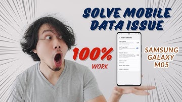 How to Solve Mobile Data Issue on Samsung Galaxy M05 – Step by Step Fix for No Internet Connection