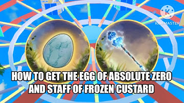 HOW TO GET THE EGG OF ABSOLUTE ZERO AND STAFF OF FROZEN CUSTARD IN ROBLOX THE HATCH