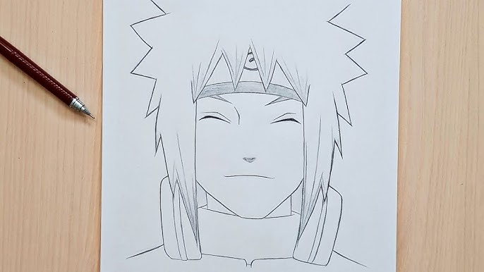 Lenda.Namikaze Minato. Arte por Renan - Desenhos/Iniciantes