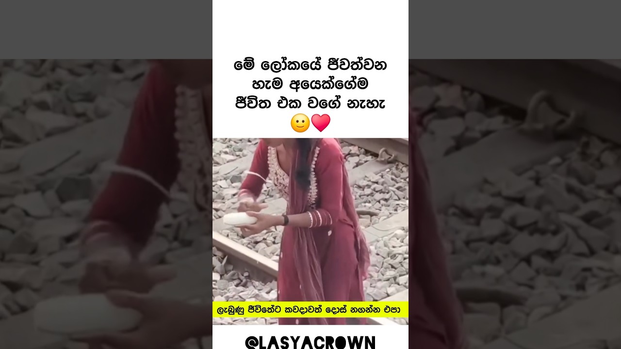 ලැබුණු මේ ජීවිතේට කවදාවත් දොස් නගන්න එපා ❤️‍🩹| Heart touching short video 🥺 #youtube #shorts