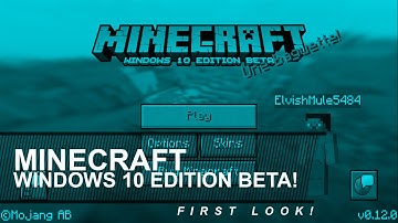 Minecraft: Windows 10 Edition Beta! - First Look - Tara, Minecraft!