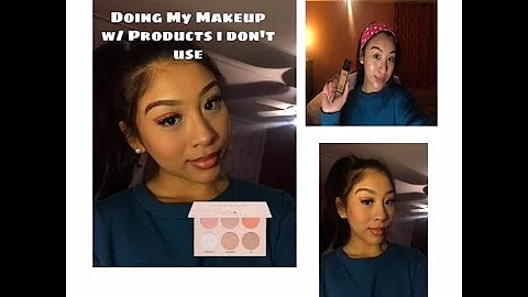 Doing my makeup w/ products i dont use