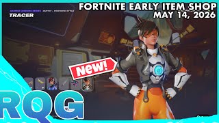 *NEW* OVERWATCH COLLAB IN FORTNITE!🤩FORTNITE EARLY ITEM SHOP (May 14, 2026)
