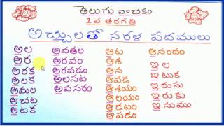 LEARN TELUGU -ACHCHLATO SARALAPADAMULU