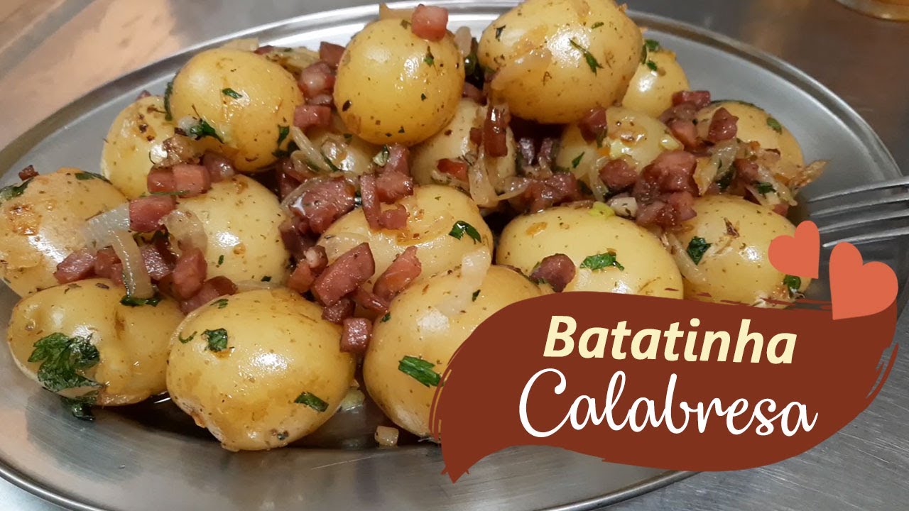 Batatinha Calabresa – O aperitivo perfeito: rápido, fácil e gostoso