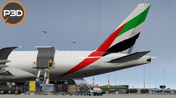 P3Dv5 - PMDG 777 | Smooth Freighter Landing