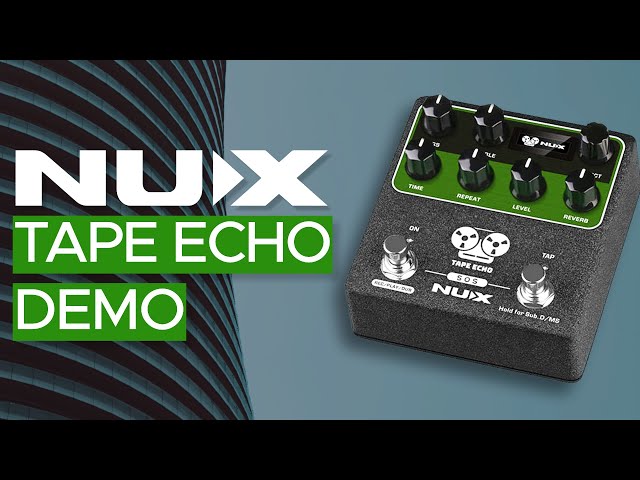 NUX NDD-7 Tape Echo Sound Demo (no talking) with Twisted Electrons 