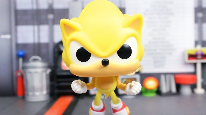 Funko Pop Sonic the Hedgehog Super Sonic primeira aparição exclusiva