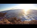 Cliff fishing for ulua down under