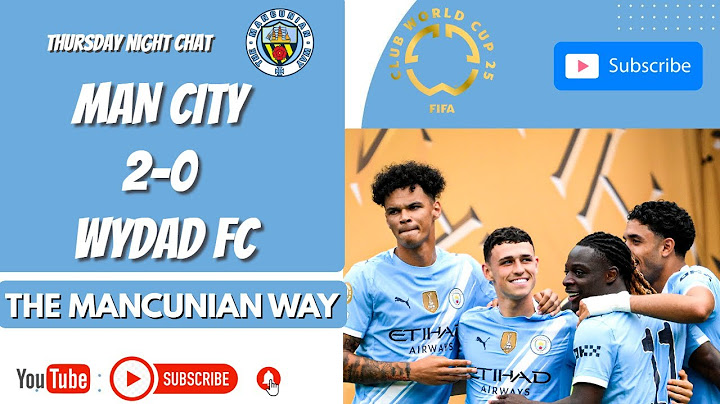 THURSDAY NIGHT CHAT - MAN CITY 2-0 WYDAD FC POST MATCH  #mcfc  #mancity  #cwc  #soccer  #football