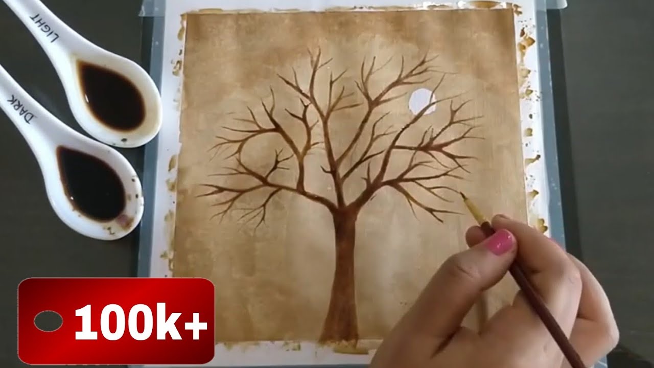 painting with coffee