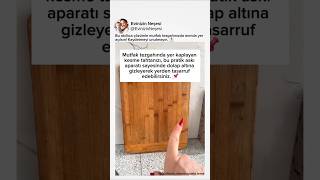 Tezgahtaki Kalabalığa Son: Sizce de Çok Mantıklı Değil mi? #evdekorasyonu #kesmetahtası #shorts