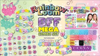 BFF Mega Combo Featuring our NEW Bracelet Buttons Unboxing by Rainbow Loom®