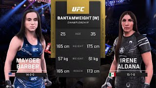 Warrior Showdown: Maycee Barber vs Irene Aldana | UFC 5 Fight Night Preview