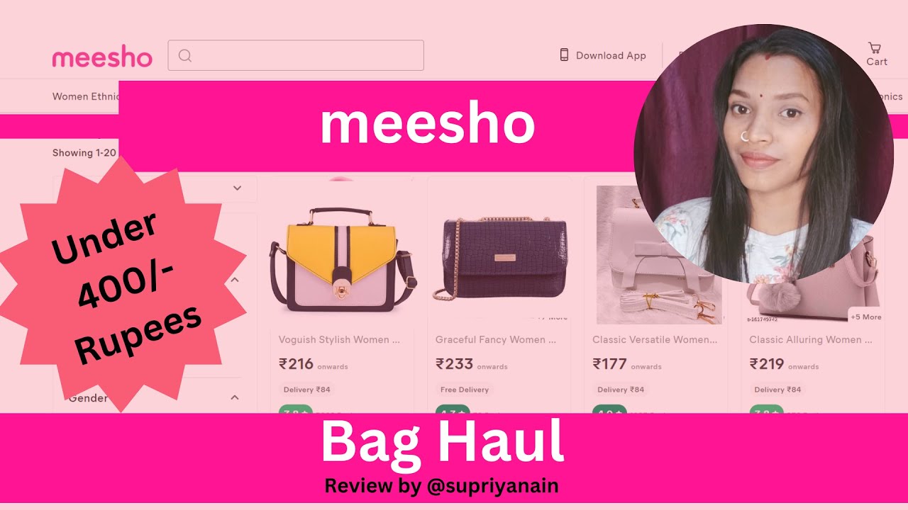 *MEESHO AND FLIPCART BAGS HAUL* Best Bags under 400 Trendy Sling Bags