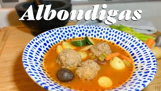 Albondigas, Mexican meatball soup