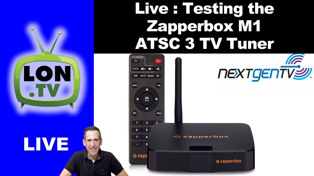 donor scrapbog kandidat Live: Setting Up and Testing the ZapperBox M1 ATSC 3 TV Tuner - YouTube