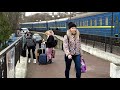 Потяг Дніпро-Трускавець прибуває у Трускавець 24 грудня 2020 р.