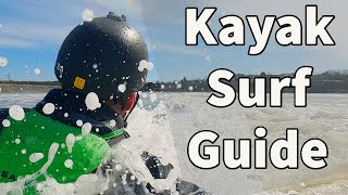 Ocean Kayak Surfing Tips For Beginners Basics Riding Waves Side Surfing Bracing in the Bay Of Fundy