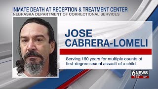 Inmate serving 160 years for child sex crimes dies in Nebraska prison