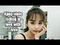 Kpop idols falling in love with Tzuyu