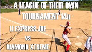 20230618 A League of Their Own Tournament 14u  LI Express Joe 14u vs Diamond Xtreme