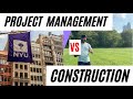 Masters in Project Management Vs Construction Management!! Which should you do?