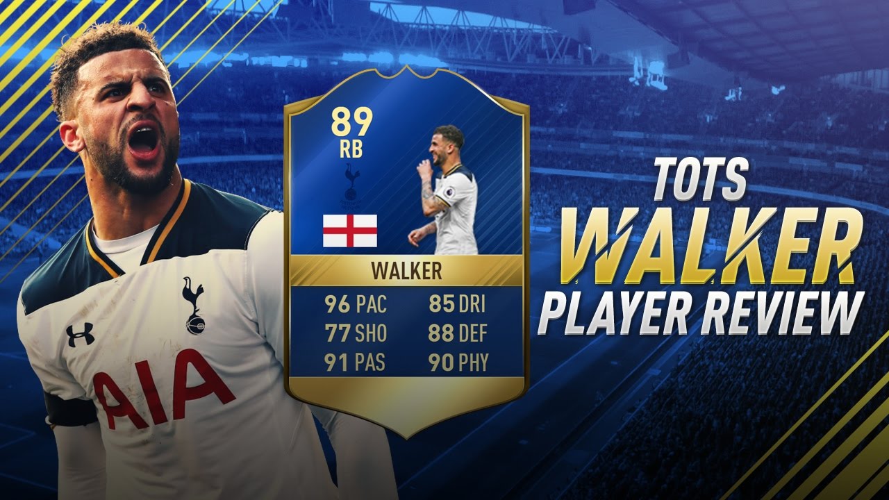 FIFA 17 TOTS WALKER REVIEW - FIFA 17 89 TEAM OF THE SEASON KYLE WALKER PLAYER REVIEW