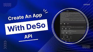 Using JavaScript with DeSo API - React App  (Lesson 4 )