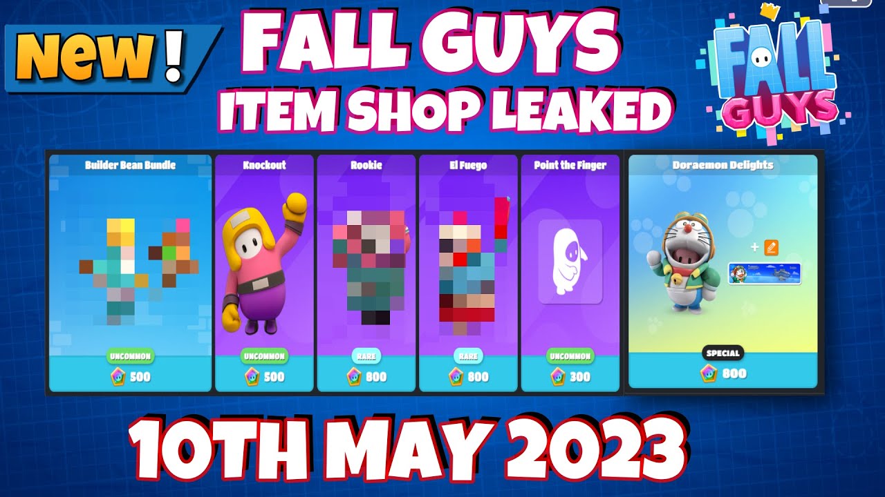 *NEW* Fall Guys Season 4 First Item Shop Leaked - May 10th